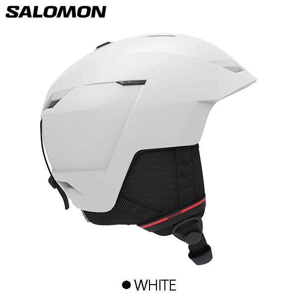 SALOMON サロモン ヘルメット《2024》PIONEER LT AF (アジアンフィット)〈 送料無料 〉GR/WH/BK｜ski-azumino｜03