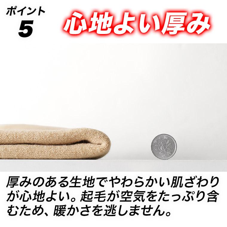 もちはだ 旧パッケージ 裏起毛 防寒 あったか 長袖 U首 メンズ 秋冬