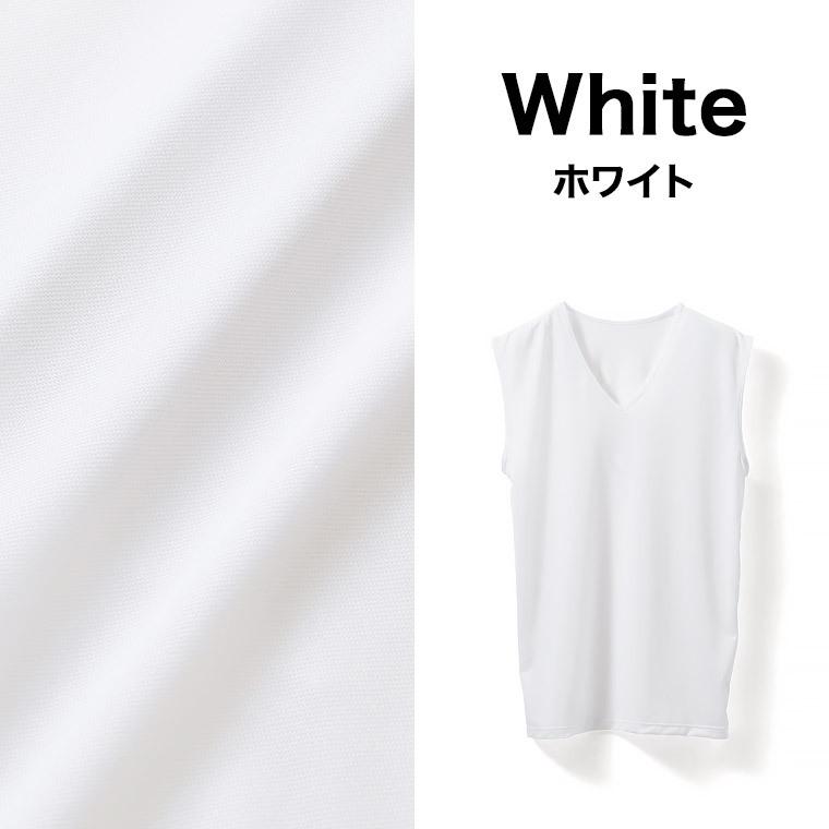 白鷺ニット Vネック タンクトップ シャツ 爆速乾 メッシュ サーフ