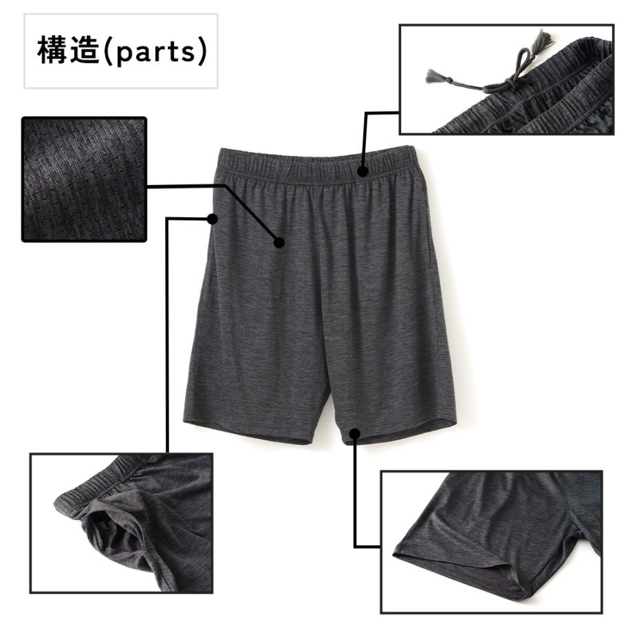 白鷺ニット 【在庫限り】吸汗 速乾 ハーフパンツ インナー ボトム