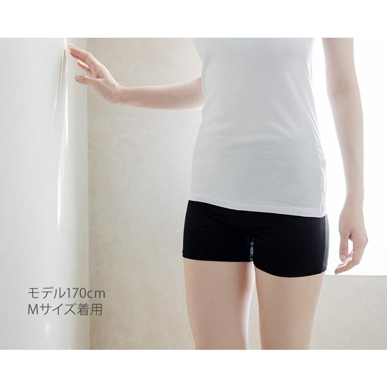 白鷺ニット 春夏用 1分丈 スパッツ ボトムス レディース 春夏 蒸れ