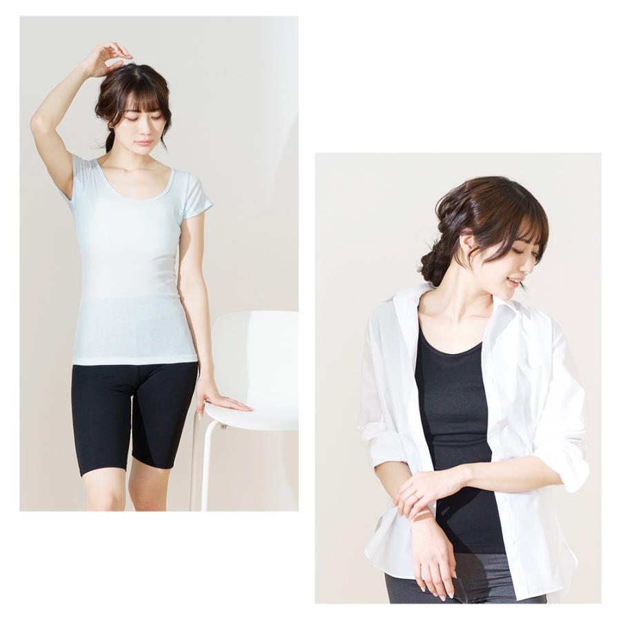 汗取りLサイズ二枚 白鷺ニット 汗取りインナー 2枚セット 素肌ドライ 大汗取り