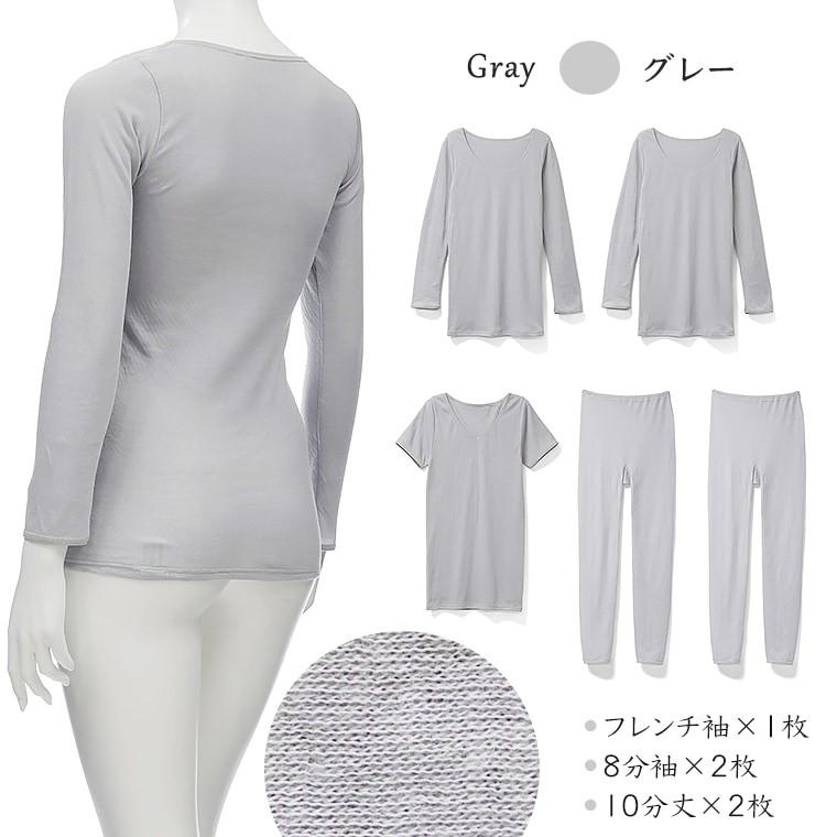 ギフト プレゼント 綿ガーゼインナー 日本製 5枚セットA フレンチ袖 8分袖2枚 10分丈2枚 レース無し シンプル レディース 年間 肌着 服 花以外 母の日 誕生日 敬老の日 実用的 メッセージ カード 付き 綿100% Y5A-RT 白鷺ニット 花以外 実用的 プレゼント ギフト 綿ガーゼインナー 5枚