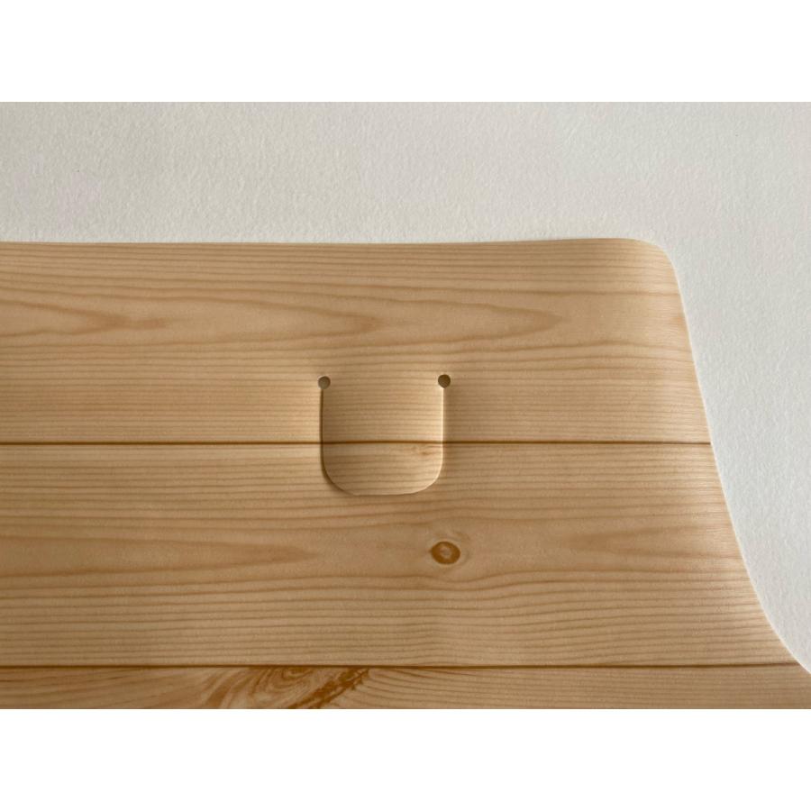 200系ハイエース スーパーGL標準幅用リアマット ／ナチュラルパイン 