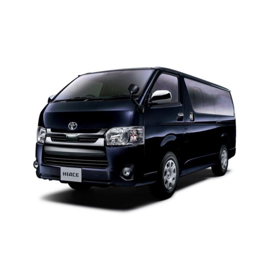 200系ハイエース スーパーGL標準幅用フルフロアーマット／白黒