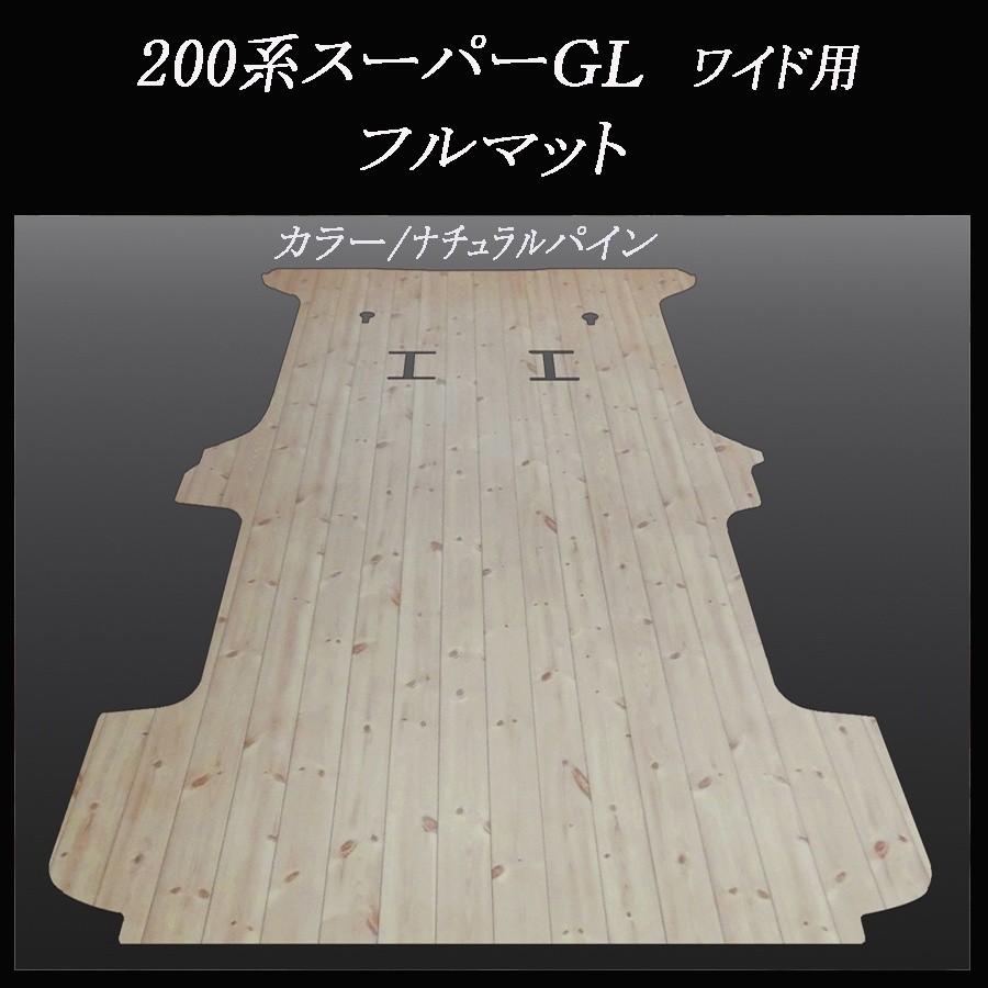 ハイエース スーパーGLワイドボデー用フルフロアーマット 