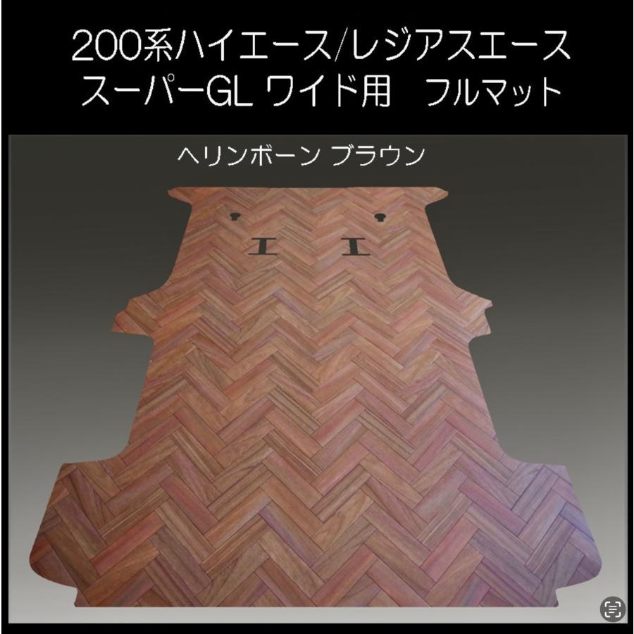 200系ハイエース スーパーGLワイドボデー用フルフロアーマット
