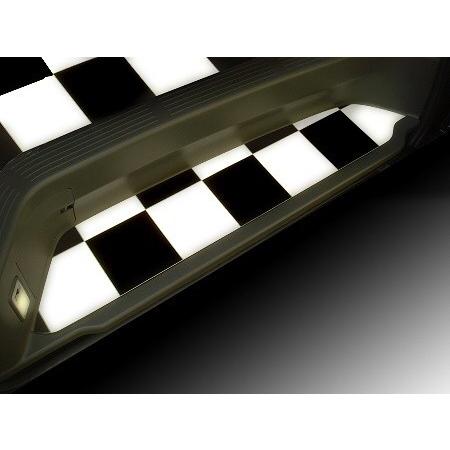 ハイエース スーパーGLワイド幅ミドルルーフ用セミフルマット 白黒