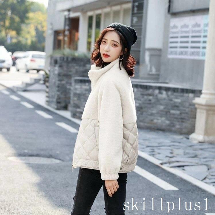 特別訳あり特価 暖かい 大きいサイズ 冬 フードなし 厚手 ブルゾン ボア ショート丈 ジャケット 中綿 アウター キルティング レディース ボアジャケット ジャケ 中綿 アウター キルティング レディース ボアジャケット コート アウター Grizzle Com