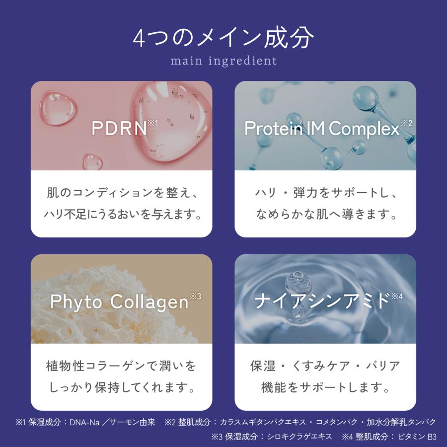 スキム ソワンナイトブーストマスク(4枚り) [ 韓国 フェイスマスク パック シートマスク 高保湿 ハリ ツヤ 乾燥肌 敏感肌 PDRN ] | skim | 04