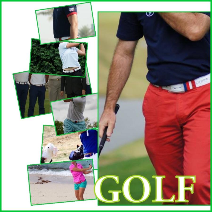 ラバーベルト 白 ゴルフ 春 夏 洗える メンズ アウトドア レディース シリコンベルト ゴム ロングサイズ 長い ホワイト ブランド 丸洗い | ブランド登録なし | 06