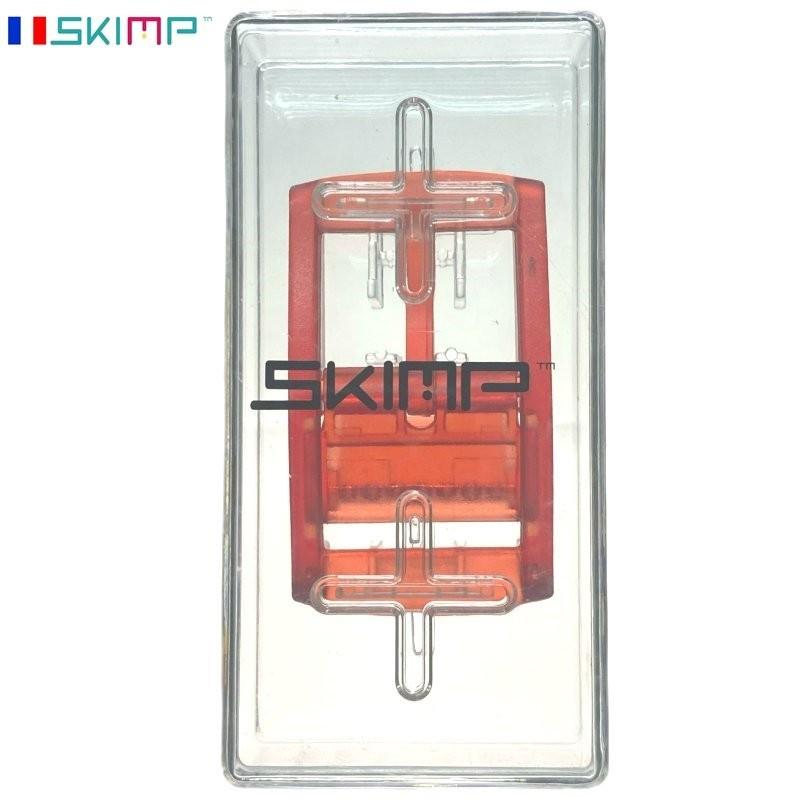 SKIMPラバーベルト専用 交換バックルのみ 金属アレルギー対策 対応 防水 空港OK メール便送料無料 34mm幅 レッド (赤) | ブランド登録なし