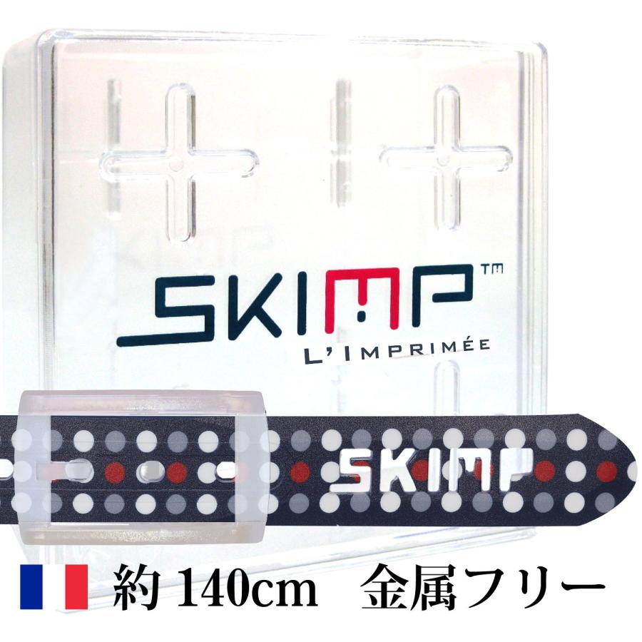 ベルト 春 夏 ゴルフウェア 乗馬 スポーツ 防水 洗えるベルト 水玉 ドット 紺 赤 白 メンズ レディース ロングサイズ 140cm TPU素材【ドット3】 | ブランド登録なし