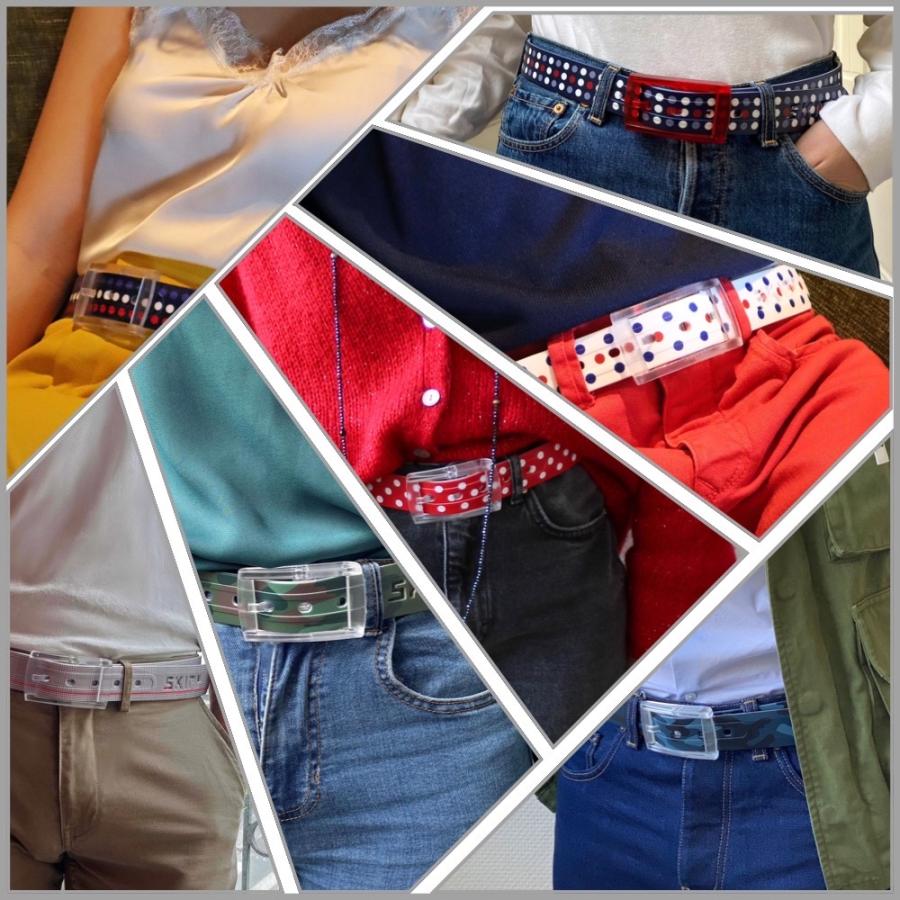 ベルト 春 夏 ゴルフ 乗馬 スポーツ 防水 洗えるベルト フランス国鳥 雄鶏 トリコロール ニワトリ メンズ レディース ロングサイズ 140cm TPU素材【ココリコ】 | ブランド登録なし | 09