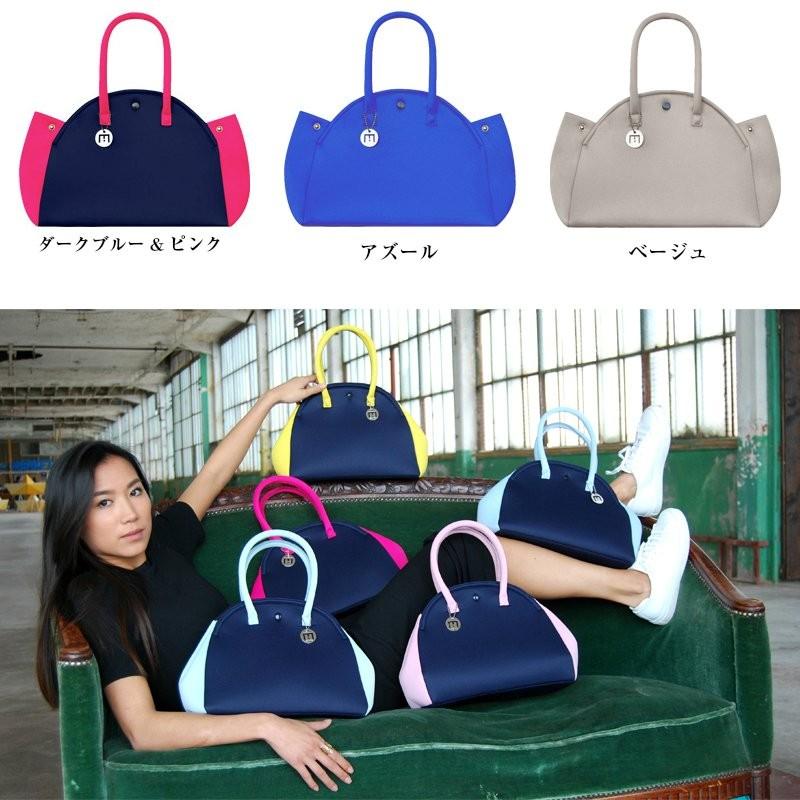 ネオプレン トートバッグ ハンドバッグ バッグ ブランド 春 夏 洗える ネオプレーン ウェットスーツ素材 レディース 軽量 ゴルフ 旅行 丸型 全色 | ブランド登録なし | 13