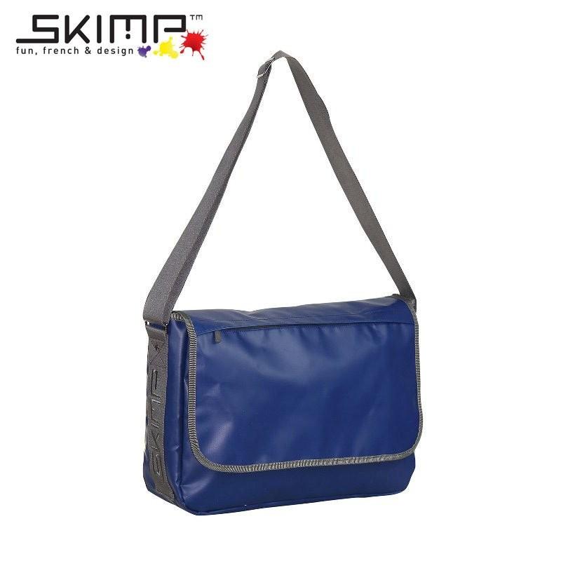 メッセンジャーバッグ 肩掛け ゴルフ アウトドア 洗える 春 夏 メンズ 大容量 通学 自転車 スポーツ 防水 かばん A4 ブルー 紺 青