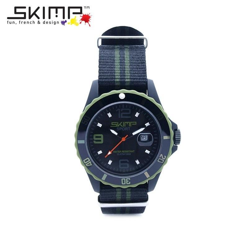 腕時計 メンズ 洗える ベルト ブランド 腕時計 紳士 Natoベルト ゴルフ 乗馬 春 夏 大人 10atm フランス Skimp Watch 44mm カーキ 緑 Wc44 09 Skimp ヤフーショッピング店 通販 Yahoo ショッピング