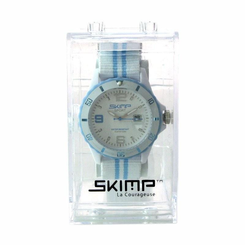 オメガ純正　NATOベルト　白青 オメガ純正 NATOベルト 白青｜OMEGA NATOストラップブルー