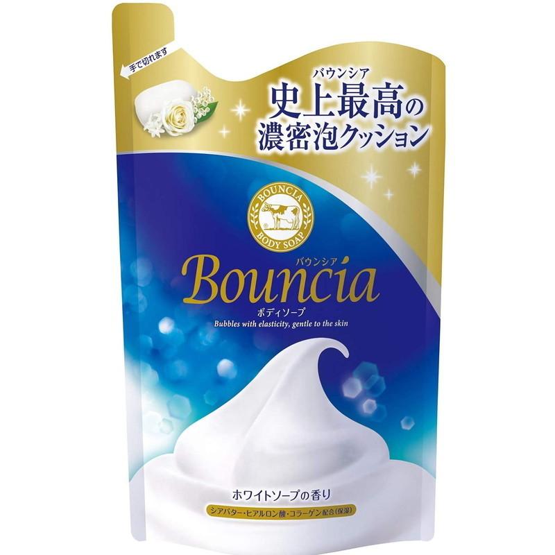 牛乳石鹸 バウンシア ボディソープ ホワイトソープの香り 詰替用 400ml｜skin100