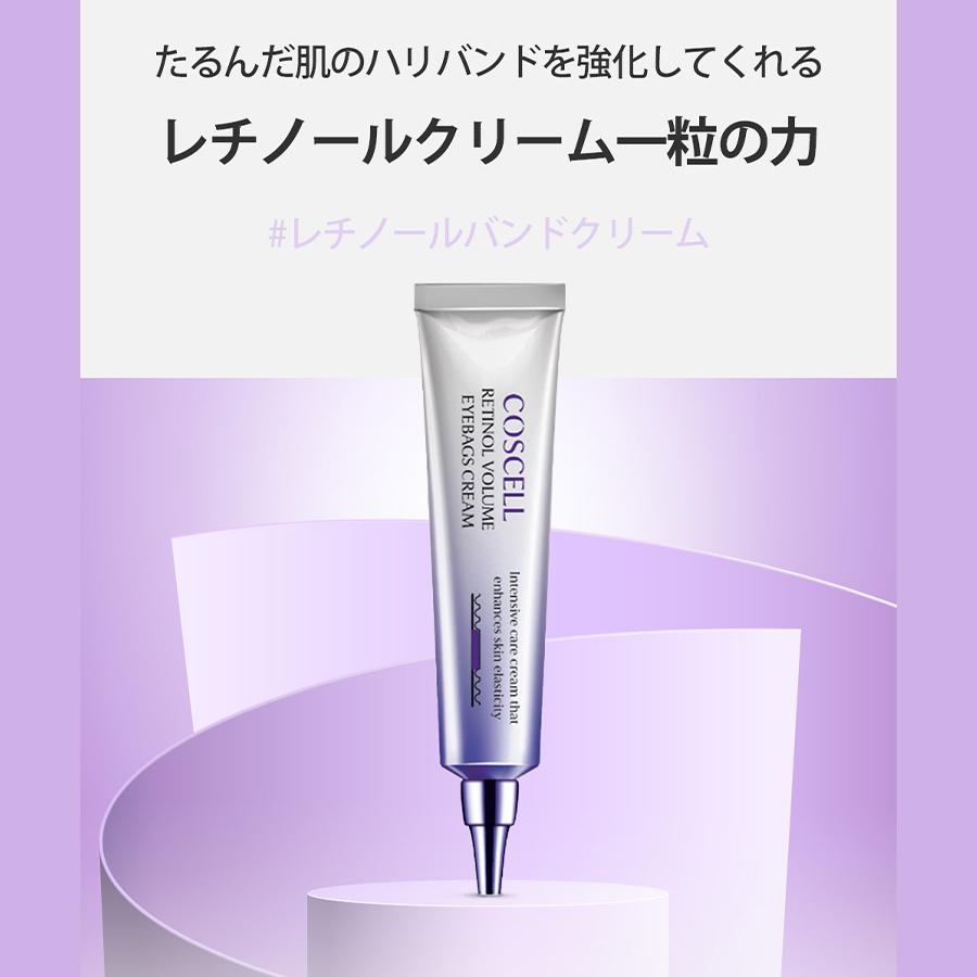 COSCELL 国内即納 60秒ボリューム! レチノール リフティング アイ