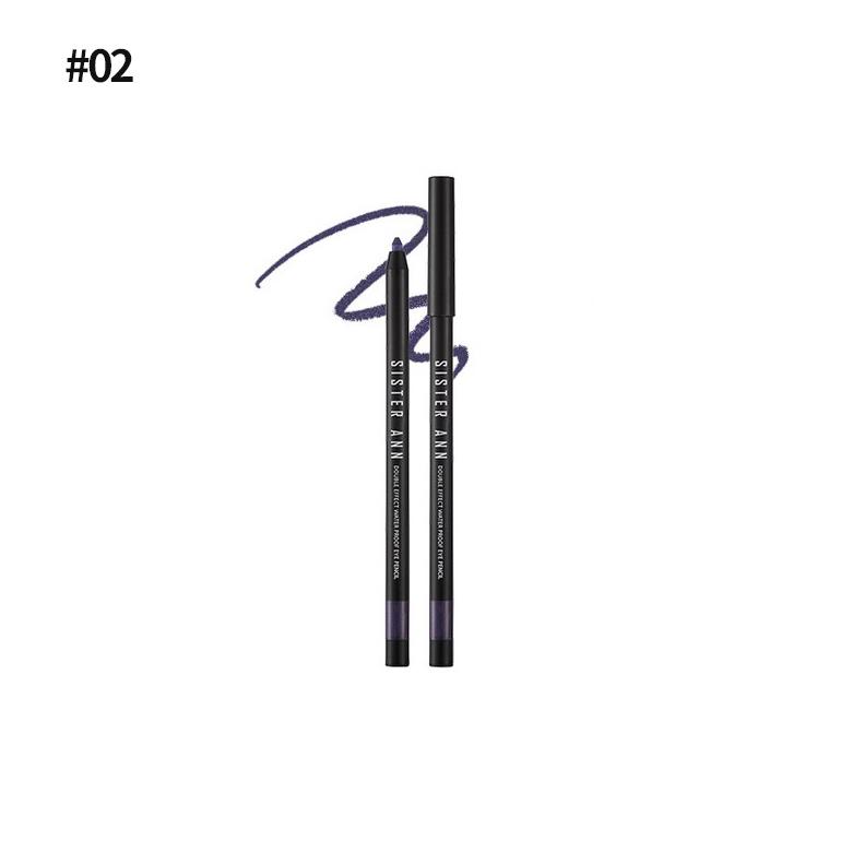 SISTER ANN 即日国内発送 シスターアン ペンシルアイライナー ウォータープルーフ 韓国コスメ Double Effect Waterproof Eyepencil アイライナー SISTER ANN ペンシルライナー