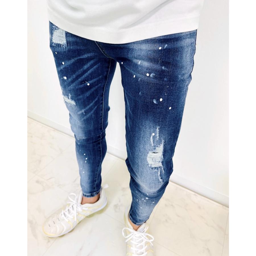 JGG.Men（ジェギングメン）SUPER SKINNY DAMAGE DENIM スーパー