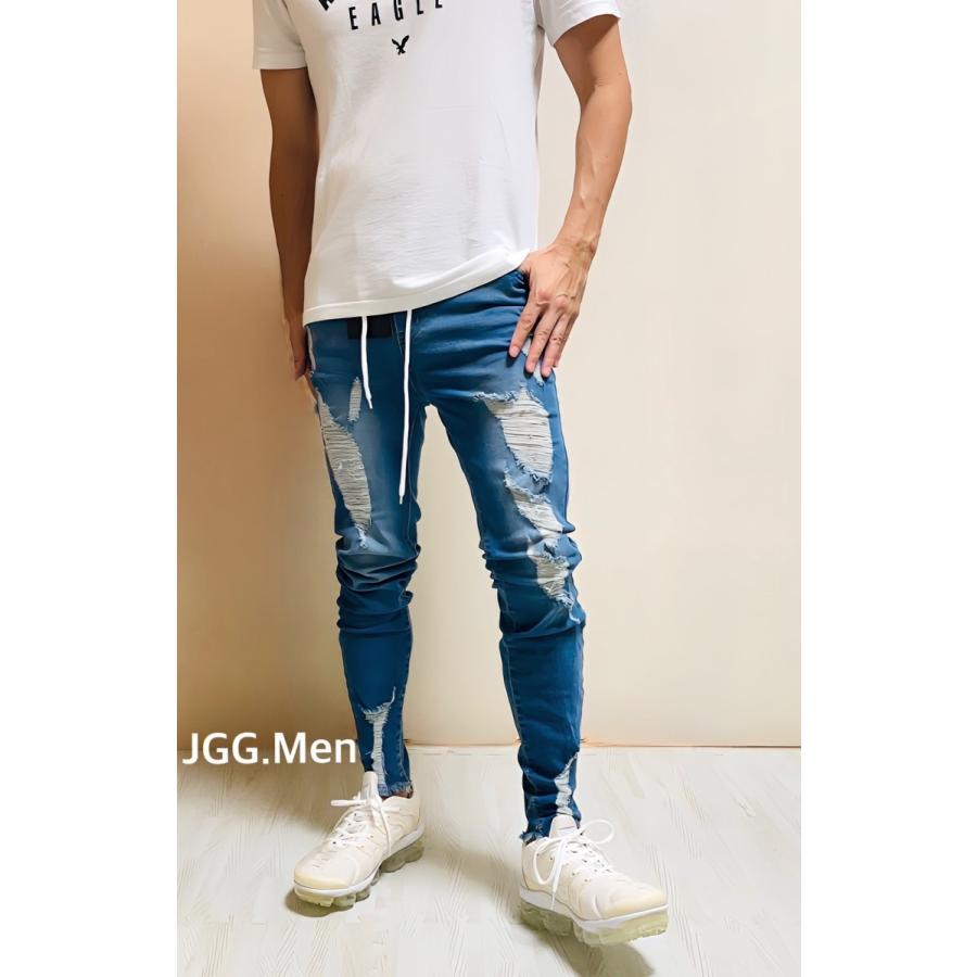 JGG.Men ジェギングメン スウェットデニム スキニーパンツ JGG.Men ジェギングメン スウェットデニム スキニーパンツ