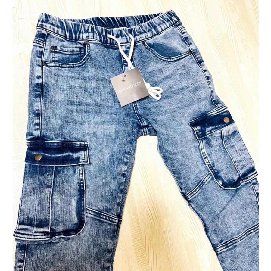 JGG.Men ジェイジージーメン スウェットデニム カーゴパンツ JGG.Men ジェイジージーメン スウェットデニム カーゴパンツ