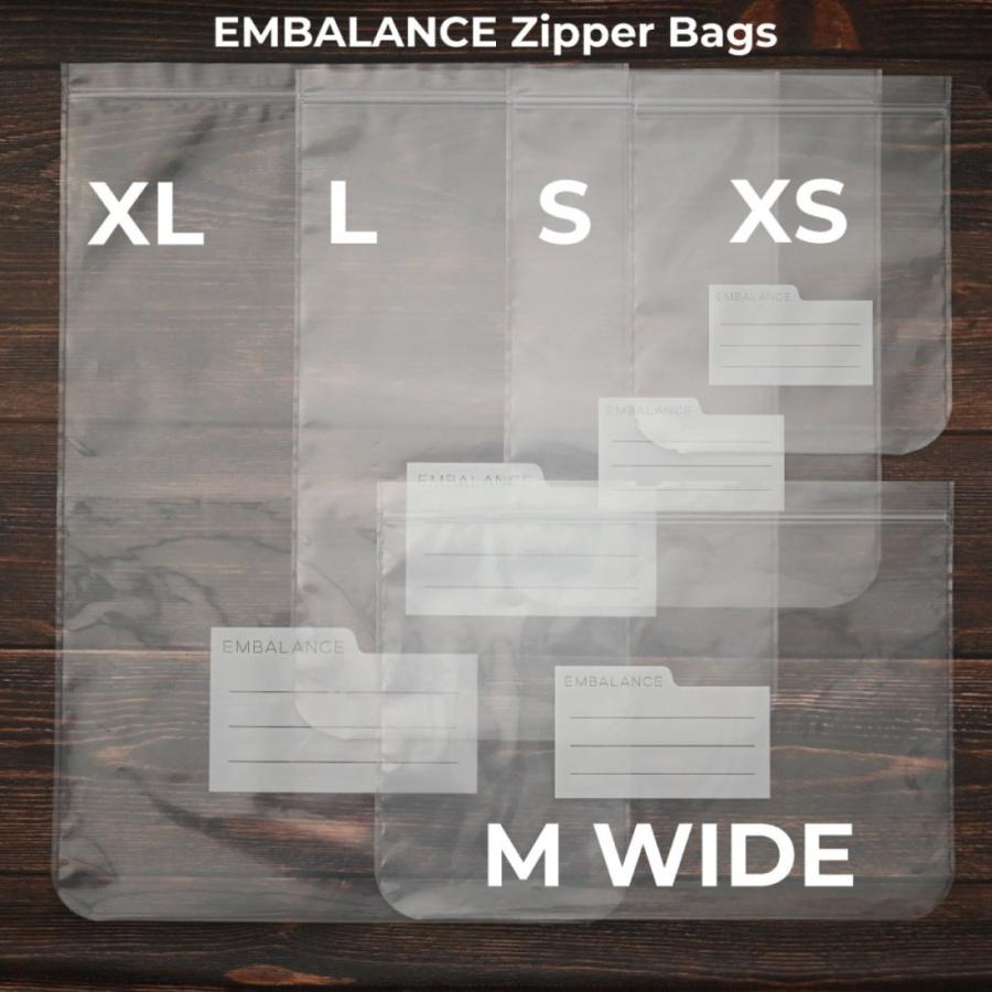 エンバランス ジッパーバッグ バラエティセット 他全5種 鮮度保持袋 野菜 果物 お米 保存袋 冷蔵 冷凍 ウィルマックス Wilmax 日本製 メール便 | EMBALANCE | 03