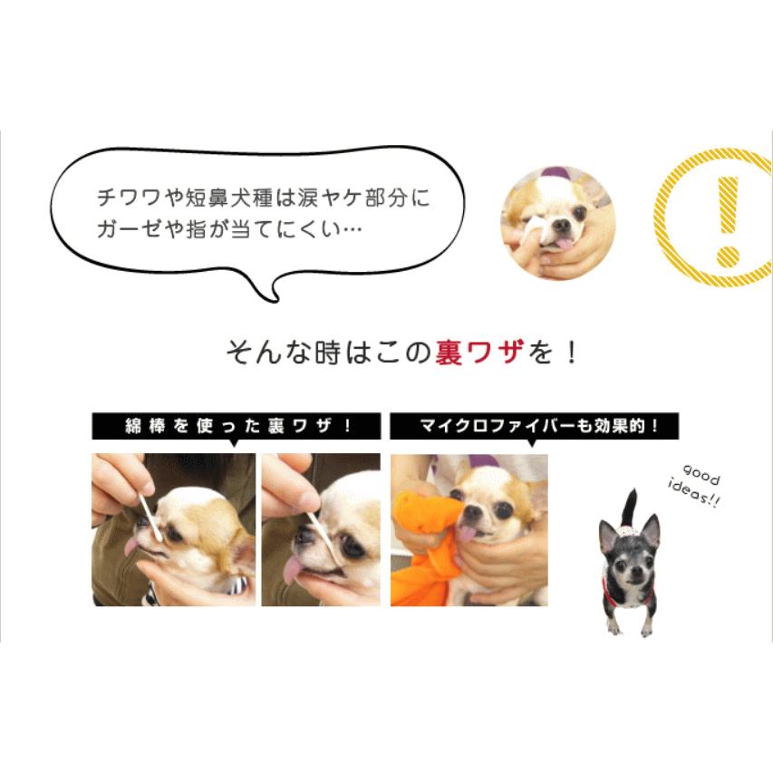 犬 チワワ 涙やけ クリーナー ケア用品 クリアフェイス 125ml おすすめ 除去剤 取り方 原因 ケア｜skipdog010420｜05