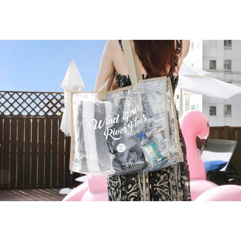 Iconic Clear Beach Bag クリアビーチバック ４種類 クリアバッグ レディース トートバッグ ハンドバッグ 大容量 ビニールバッグ 夏 プール 海 透明バッグ Clear Beach Bag インテリア雑貨 Skip 通販 Yahoo ショッピング