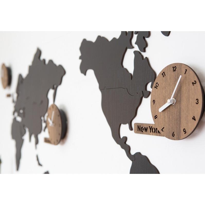 Mo Ro正規輸入品 壁掛け 時計 世界地図 World Time Mono 世界時計 Clock Worldtime Mono インテリア雑貨 Skip 通販 Yahoo ショッピング