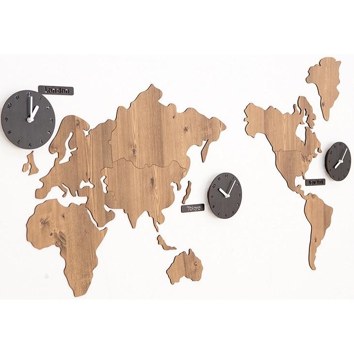 Mo Ro正規輸入品 壁掛け 時計 世界地図 World Time Mono 世界時計 Clock Worldtime Mono インテリア雑貨 Skip 通販 Yahoo ショッピング