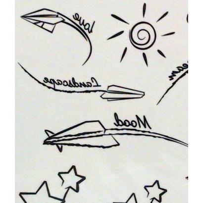 紙飛行機 太陽 星 フェイク タトゥーシール Temporary Tattoos Rcp 刺青 入れ墨 シール 仮装 クラブ ハロウィン イベント ワンポイント アイコン Tatoo Hikouki インテリア雑貨 Skip 通販 Yahoo ショッピング