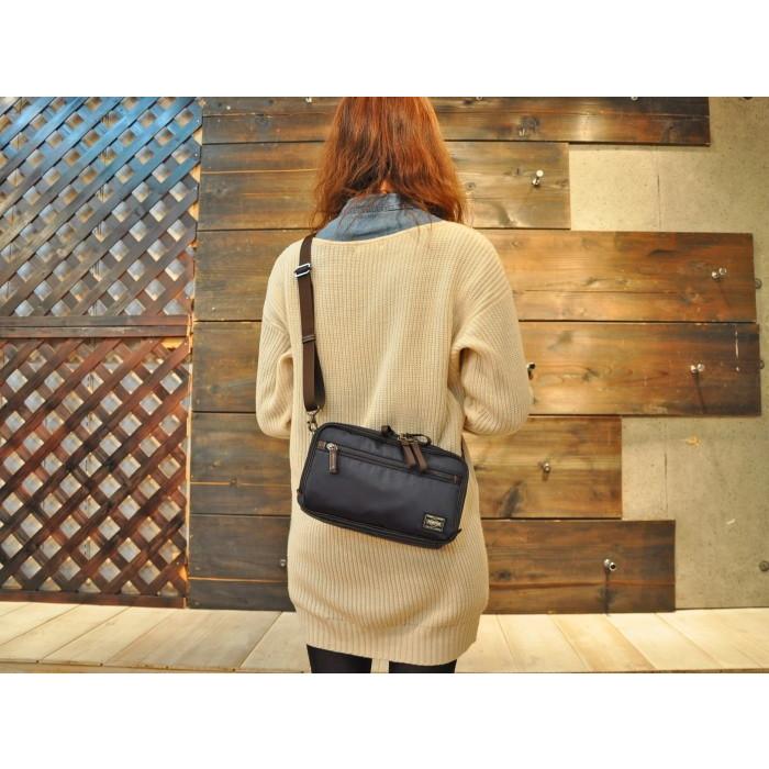 ポーター　プラン　2WAYショルダーバッグ　728-08710　ネイビー　吉田カバン PORTER PLAN ショルダーポーチ スクウェア型 | PORTER | 03
