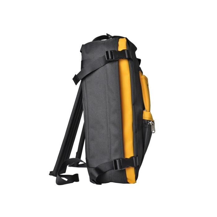 ポーター　ユニオン　リュックサック　782-08690　ブラック×イエロー　吉田カバン PORTER UNION リュック バックパック 手提げ 2way フルオープン | PORTER | 03