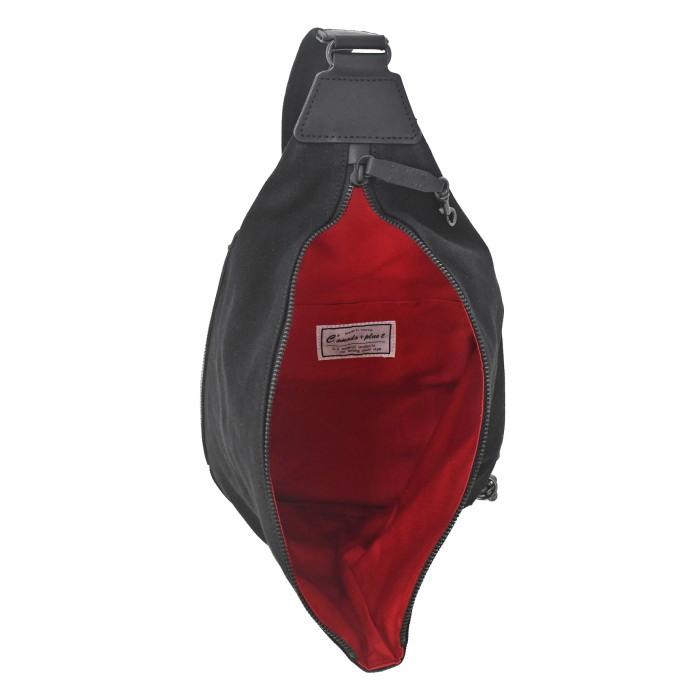 C'omodo+plust(コモドプラスト)　エシレ　ボディーバッグ　C5-ECH03　ブラック　ボディバッグ ワンショルダーバッグ スリングショルダーバッグ 帆布 日本製 | C'omodo+plust | 05