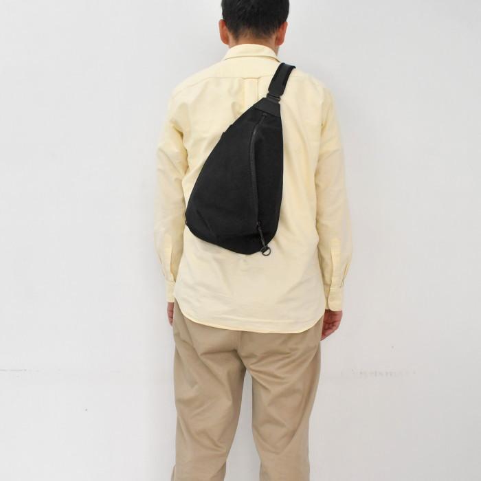 C'omodo+plust(コモドプラスト)　エシレ　ボディーバッグ　C5-ECH03　ブラック　ボディバッグ ワンショルダーバッグ スリングショルダーバッグ 帆布 日本製 | C'omodo+plust | 06