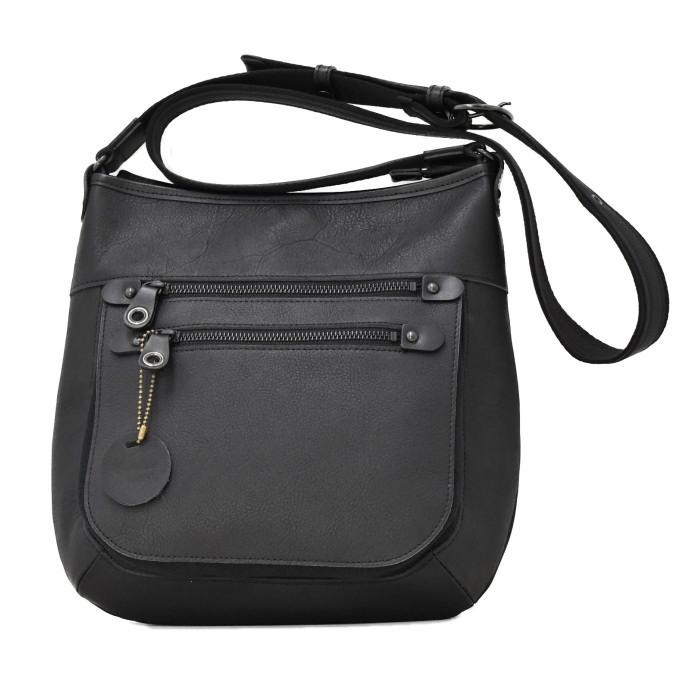 C'omodo+plust(コモドプラスト)　マリオン　ショルダーバッグ　C5-MUL02　ブラック　本革 撥水 日本製 | C'omodo+plust | 01