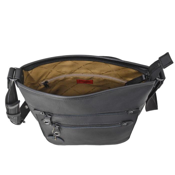 C'omodo+plust(コモドプラスト)　マリオン　ショルダーバッグ　C5-MUL02　ブラック　本革 撥水 日本製 | C'omodo+plust | 05