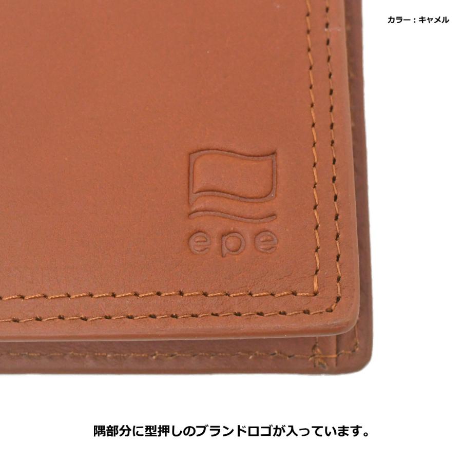 epe　ショートウォレット　epe005　キャメル　財布 折り財布 ハーフウォレット 本革 ベジタブルタンニンレザー |  | 06