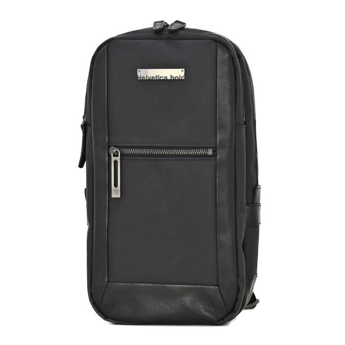 Helvetica-bold, ボディバッグ