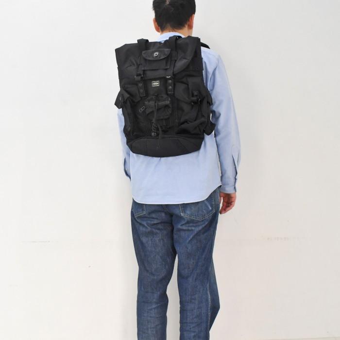 ポーター　オール　アリスパック　with POUCHES　502-05957　ブラック　吉田カバン PORTER ALL リュックサック リュック バックパック 巾着型 ポーチ | PORTER | 06