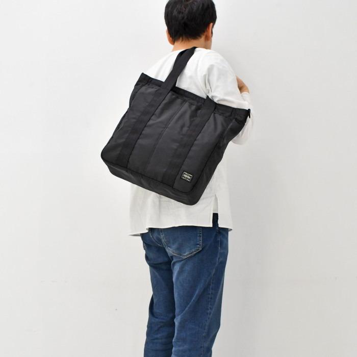 ポーター　フラッシュ　2WAYトートバッグ　689-05937　ブラック　吉田カバン PORTER FLASH トート 手提げ 肩掛け ショルダーバッグ | PORTER | 08