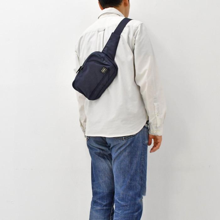 ポーター　フラッシュ　ウェストバッグ　689-05942　ネイビー　吉田カバン PORTER FLASH ヒップバッグ ボディーバッグ ボディバッグ ボックス型 | PORTER | 07
