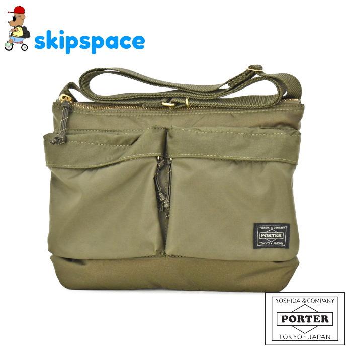 ※値下げ※ PORTER メッシュ サコッシュ オリーブ TF サコッシュ オリーブ (07101059)