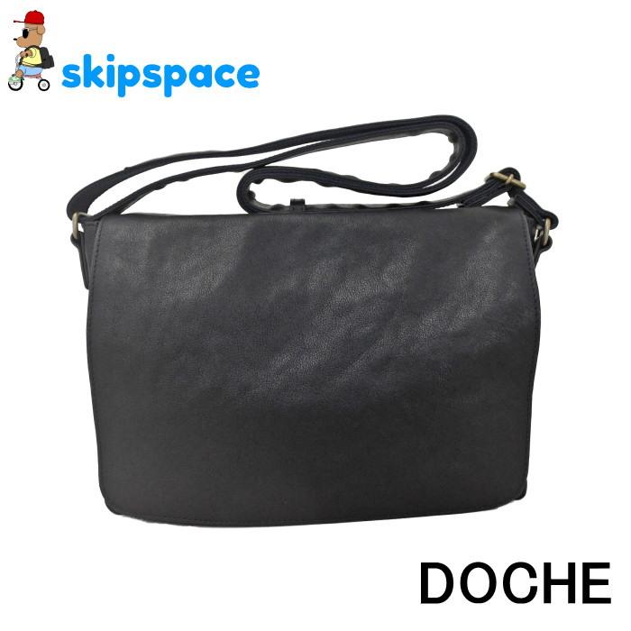 DOCHE DOCHE(ドーチェ) フラップショルダー(小) DSB-3691 ネイビー ショルダーバッグ レザーバッグ かぶせ 本革 ...
