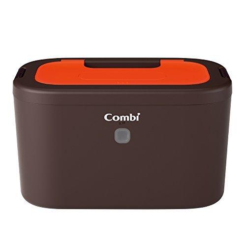 コンビ Combi おしり拭きあたため器 クイックウォーマー LED+ネオンオレンジ 上から温めるトップウォーマーシステム おしりふき、ウェットティッシュ