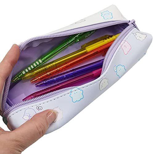 筆箱 2ルーム ペンケース オバケーヌ パターン クラックス ペンポーチ かわいい グッズ 通販 2446 シルクロード通販 通販 Yahoo ショッピング