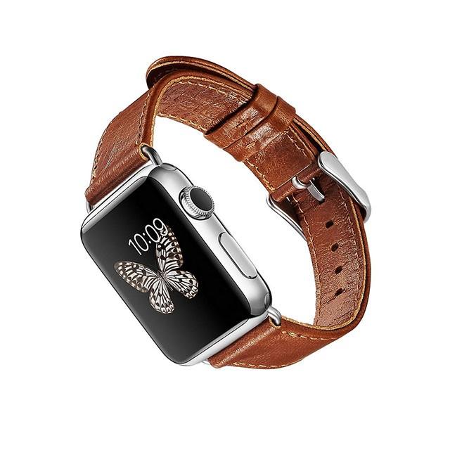 一部即納あり Apple Watch belt バンド アップルウォッチ ベルト 本革 ヴィンテージレザー 38mm/40mm/42mm/44mm 対応 交換用｜skrtrading｜02